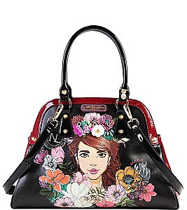 FASHIONABLE NICOLE LEE FLORAL LADY DESIGNER HANDBAG JYMLN-14027