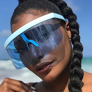 Iconic Protective Goggle Style Face Glasses
