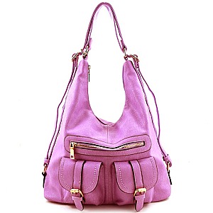 Quality Convertible Backpack Purse Hobo