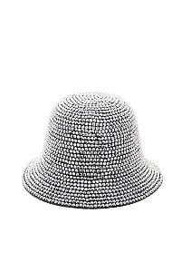 TRENDY  RHINESTONE STUDDED BUCKET HAT