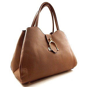 Buckle Accent Medium Size Satchel