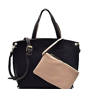 BGA47483-LP Antik Kraft Reversible Medium Satchel