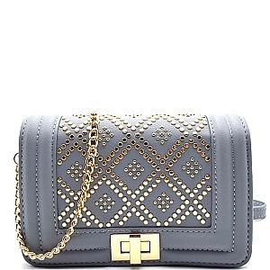 BGT33501-LP Miztique Stud Accent Small Shoulder Bag