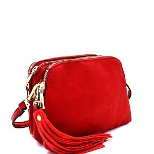 Tassel Accent 5-Compartments Cross Body MH-BS2070