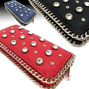Stoned & Chain Accent Wallet