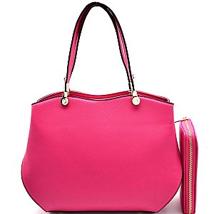 [S]DX0018-LP Classy Satchel SET with Wallet