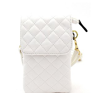 Quilted Compartment Cellphone Holder Cross Body  MH-E1000