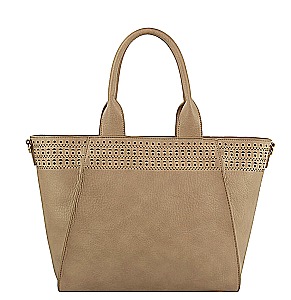 Large Size Laser-cut Tote / Satchel