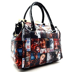 Quality Metal Ring Frame Magazine Print Satchel
