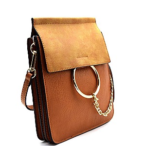 JS2120-LP Ring and Chain Accent Crossbody