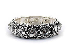 STONED STRETCH BRACELET ob03273ascry