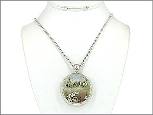 ON01083T Love Circle Pendant Necklace