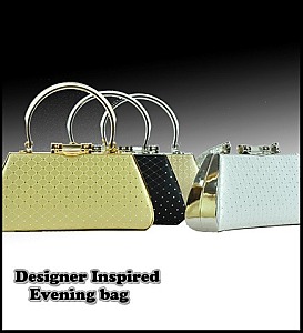 E363ASP TEXTURE SATIN EVENING PURSE
