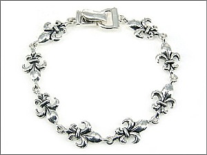 B7001AL ATS Fleur De Lis Magnetic Bracelet