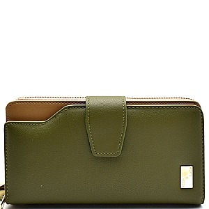 WP1148-LP Multi Compartment 21 Card Slot Wristlet Wallet