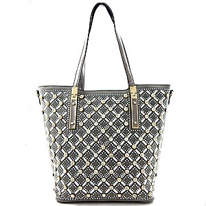 HIGH QUALITY RHINESTONE LARGE TOTE