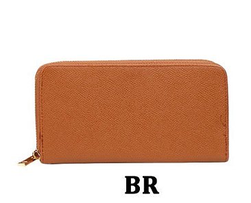 Saffiano Zip Around Wallet