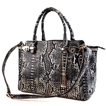 High Quality Unique Snake Print Tote