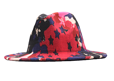 Graffiti Abstract Design Fedora Hat