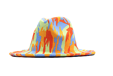 Graffiti Abstract Design Fedora Hat