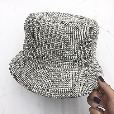 FULL RHINESTONE BUCKET HAT