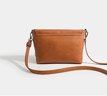 Fringed Flap Cross Body Messenger