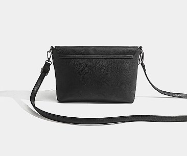 Fringed Flap Cross Body Messenger