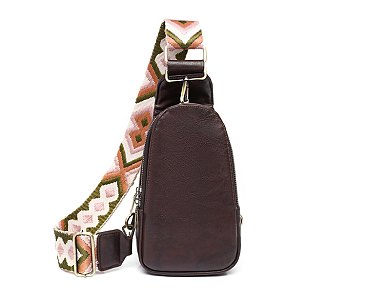 Wholesale Aztec Pattern Guitar Strap Sling Crossbody Bag