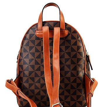 Monogram Fashion Backpack Wallet SET MH-007-7285W