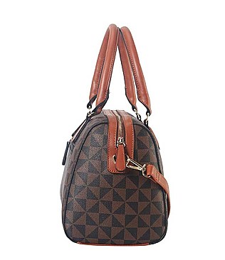 3 IN 1 MONOGRAM SATCHEL CROSS-BODY WITH WALLET SET