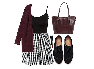Genuine Leather Smooth Tote Bag