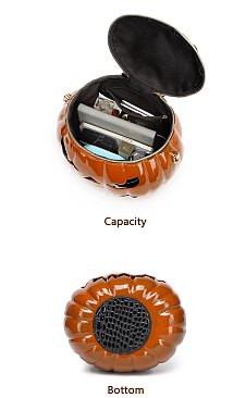 Halloween Pumpkin Jack Satchel Crossbody Bag