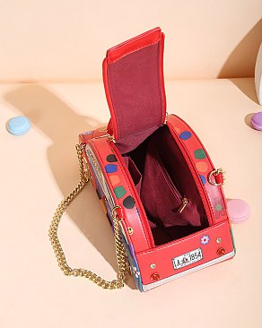 Car Figure Chain Strap Handbag