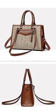 Fabric Tote - Satchel Bag