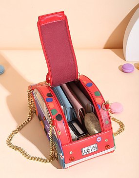 Car Figure Chain Strap Handbag