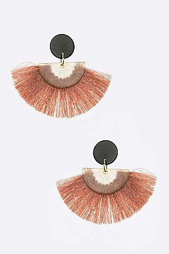 Pack of 12 Tassel Iconic Earrings Set