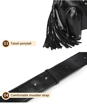 Horse Figure Crossbody / Shoulder Handbag
