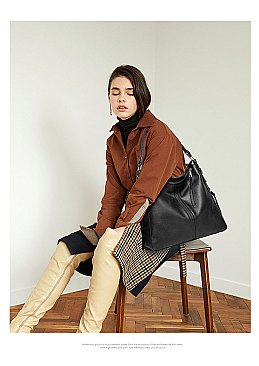 Fashion Smooth Shoulder Hobo Bag