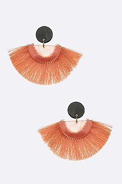 Pack of 12 Tassel Iconic Earrings Set