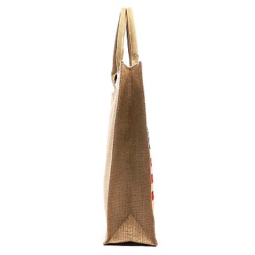 Union Jack Jute Tote