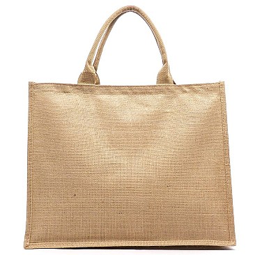 Union Jack Jute Tote