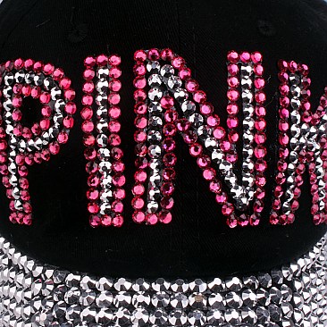 Bling Stone " PINK" Cap