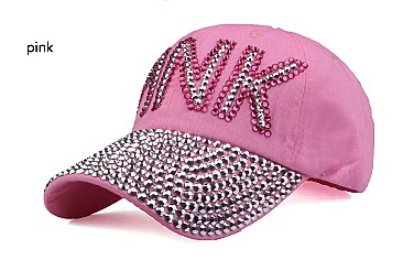 Bling Stone " PINK" Cap