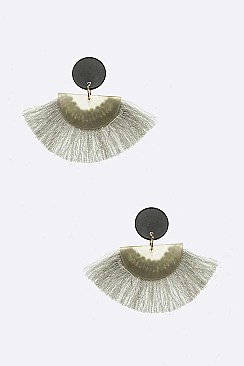 Pack of 12 Tassel Iconic Earrings Set