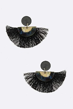 Pack of 12 Tassel Iconic Earrings Set