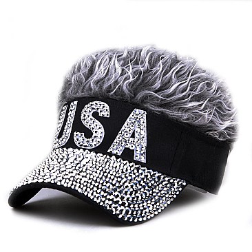 Warm Top Fur U.S.A Stone Cap