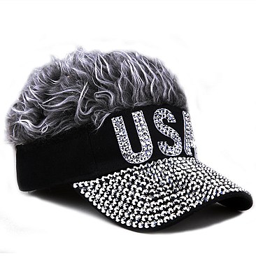 Warm Top Fur U.S.A Stone Cap