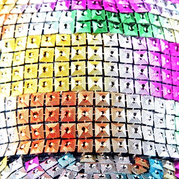 Multi Color Rhinestone Baseball Denim Cap