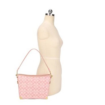 2-in-1 Side Ring Hooked Single Strap Oval Print Bucket / Hobo Bag Set