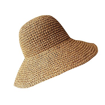 MAMUNU Straw Hat And Small Bag Set, Summer Sun Hat Girls Children's Straw Hat With Flower Decoration For Tourism Holiday Travel Beach Outdoor Activities, Style 02 Pink
